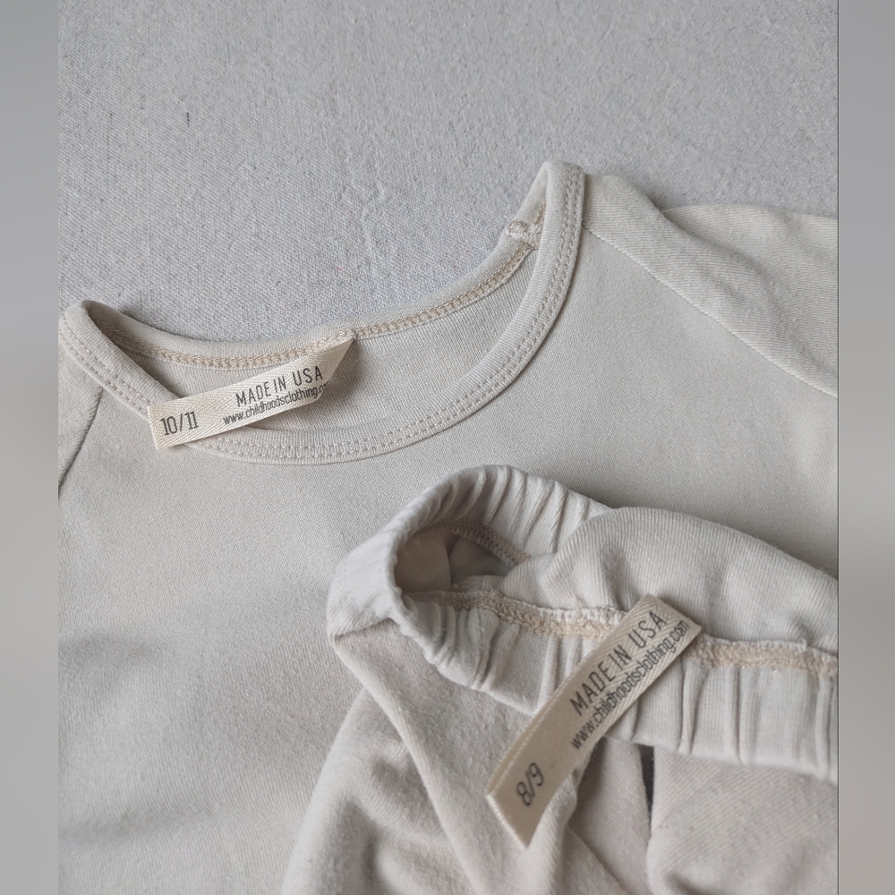 Childhoods Clothing Rib Knit Set Gull - Picture 2 of 2